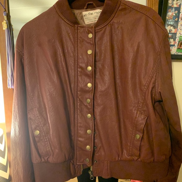 We the free snap out of it vegan bomber jacket - Picture 2 of 5